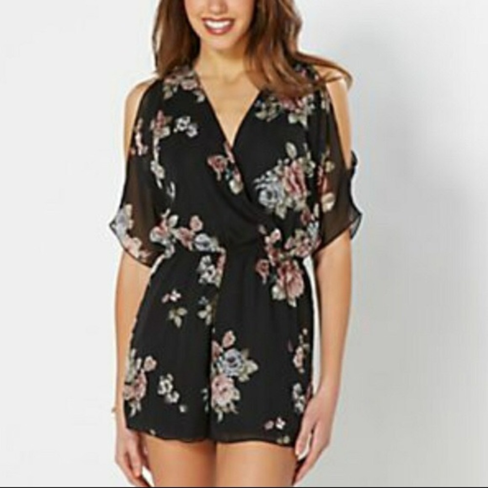 Floral Kimono Romper